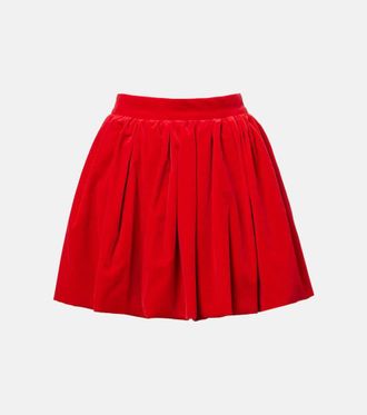 Patou Cotton balloon miniskirt