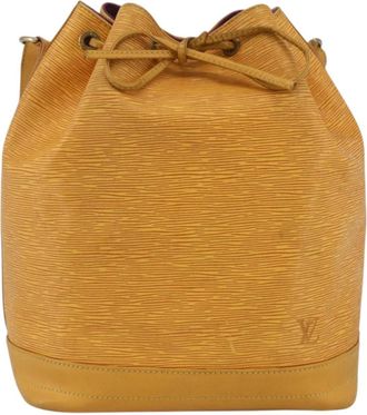Louis Vuitton Noe Epi Leather Yellow Leather Handbag (Pre-Owned)