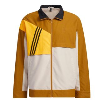 adidas VBE Windbreaker Jackets Brown White IA6779