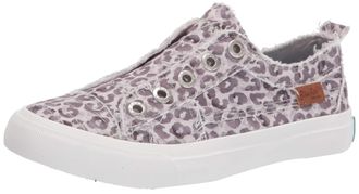 Blowfish Womens Play Sneaker, Gray Water Leopard-, 7 UK