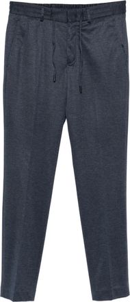 Karl Lagerfeld Pantaloni dritti con coulisse - Blu