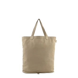 Pourchet Tassen, Dames, Beige, ONE Size, Leer, Travel Petit Tote
