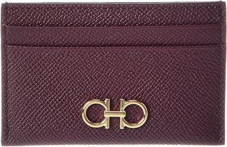 Ferragamo Gancini Leather Card Holder