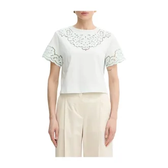 Twinset Dames, Tops, Blauw, Maat: S