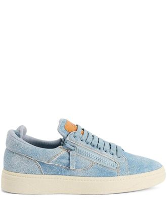 Giuseppe Zanotti GZ94 double-zip low-top sneakers - Blue