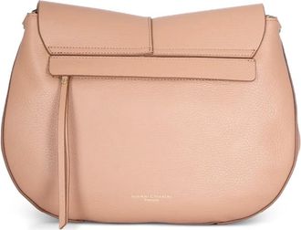 Gianni Chiarini grained-leather shoulder bag - Beige