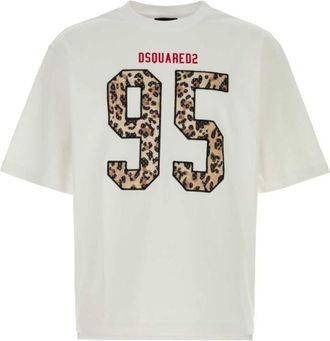 Dsquared2 White Cotton Oversize T-Shirt