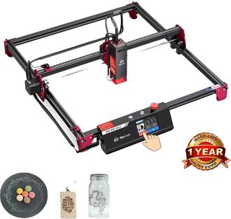 OEM Grabadora L&aacute;ser, 10 W De Potencia, Control T&aacute;ctil, Color Rojo, Potencia De Salida De 10 W
