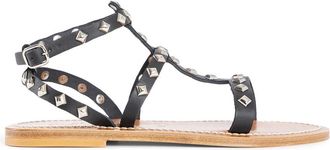 K.Jacques K.jacques, Schoenen, Dames, Zwart, 36 EU, Leer, Arelatepyr Sandal
