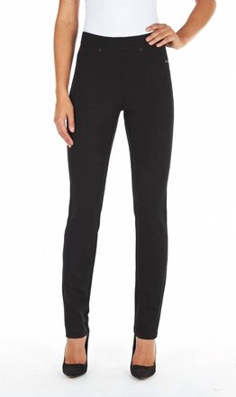 FDJ Pull-On Ponte Leggings In Black