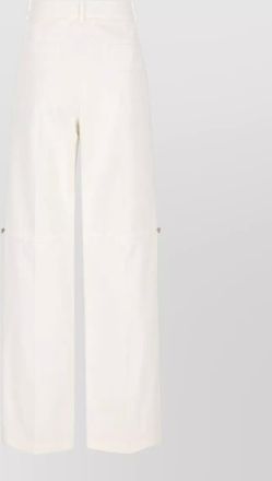 Fendi cotton wide-leg trousers