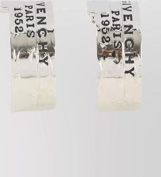 Givenchy brass hoop earrings
