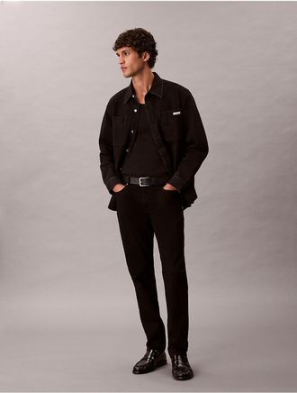 Calvin Klein Jeans Calvin Klein Mens Slim Tapered Jeans - Black - 32W x 30L