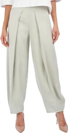 Emporio Armani Tapered Broeken - Dames - Wijde Broeken - Grijs - 4XL - Broeken