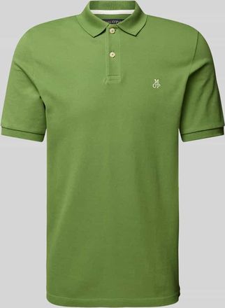 Marc O'Polo Regular Fit Poloshirt aus reiner Baumwolle in Gruen, Größe L