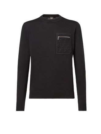 Fendi Virgin Wool Sweater-Uomo
