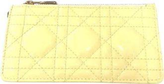 Dior Tweedehands leren portemonnees - Dames - Vintage Accessoires - Beige - ONE Size - Leer - Vintage