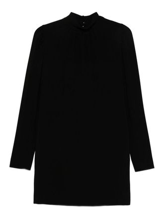 Max Mara Long-Sleeved High-Neck Dress