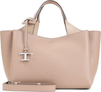 Tod's Natural Ginger Beige Leather Apa Bag-Donna