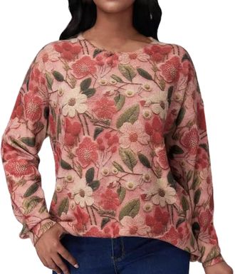 Generic Oversized Jumpers for Women UK Christmas Halloween Winter Long Sleeve Tops Cat Graphic Knitted Long Sweaters Crew Neck Loose Hippy Clothes Boho Vintag