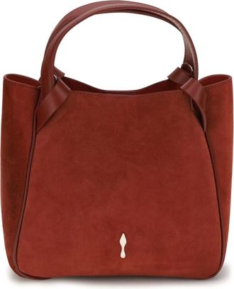 Christian Louboutin Mini borsa tote Bettina in pelle scamosciata - - Bags - Donna - Marrone - ONE SIZE