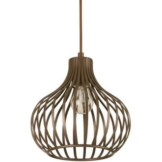 Ideal Lux Ideal Lux Onion - 1 Luz Colgante De Techo Marr&oacute;n