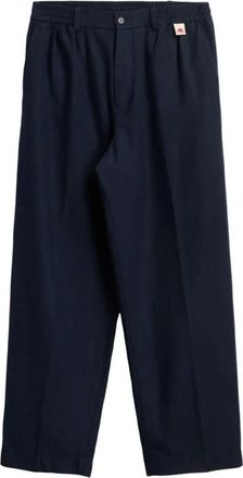 Kappa Giovani Bissao Chino - Heren - Wijde Broeken - Blauw - S - Wol - Broeken
