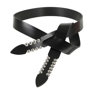 Isabel Marant Lecce Riem - Dames - Accessoires - Zwart - Maat: M Leer