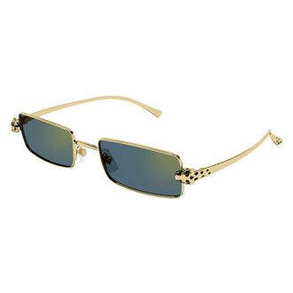 Cartier Panthere Zonnebril - unisex - Accessoires - Geel - Maat: 54 MM