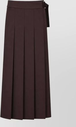 Parosh wool a-line skirt