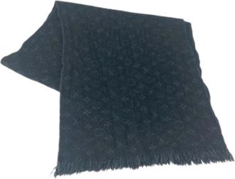 Louis Vuitton Pre-owned M70520 Stole - unisex - Vintage Accessoires - Zwart - ONE Size - Wol - Vintage