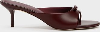 Charles & Keith Sonali Bow Heeled Thong Sandals