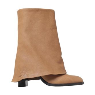 See By Chlo&eacute; Heeled Boots, female, Brown, Size: 11 US Black Leather Ankle Boots