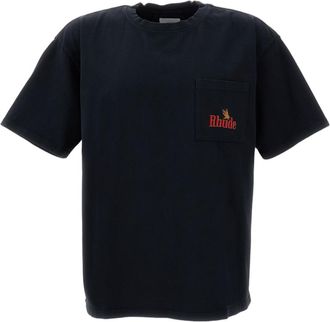 Rhude Black American Spirit Pocket T-Shirt