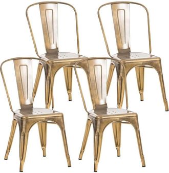 Clp Set di 4 sedie Benedikt oro