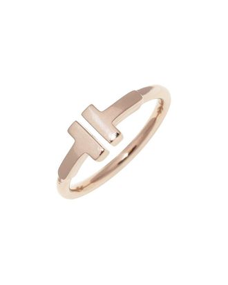 Tiffany & Co. Tiffany & Co 18K Rose Gold Tiffany & Co T Wire Ring (Authentic Pre-Loved)