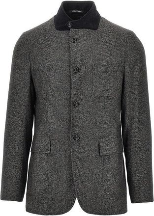 Emporio Armani Moulin&eacute; kniited jacket Man 48