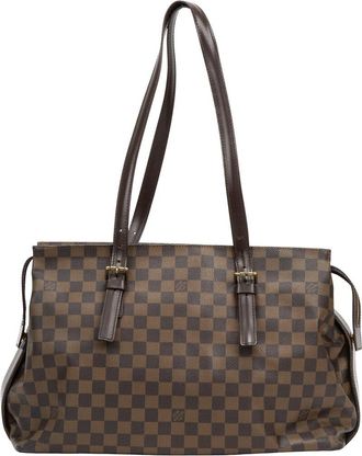 Louis Vuitton Brown Damier Ebene Chelsea (Authentic Pre-Loved)