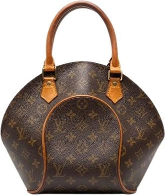 Louis Vuitton Pre-owned Ellipse PM - Dames - Pre-owned - Bruin - Maat: ONE Size Leer