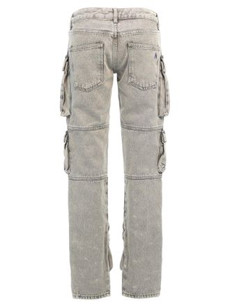The Attico Essie Cargo Pants - Gray
