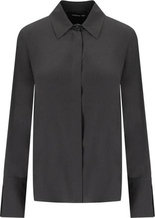 Federica Tosi Oversized Overhemd - Dames - Overhemden - Grijs - S - Overhemden