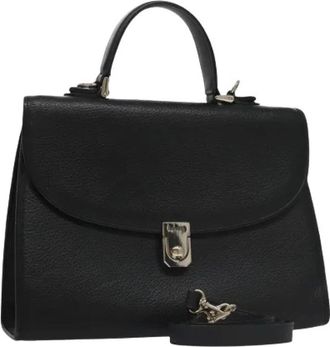 Burberry Pre-owned Handbags, female, Black, Size: ONE SIZE Pre-owned Vintage Hand Bag