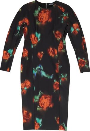 Bimba & Lola Midi-jurk met bloemenprint - Zwart