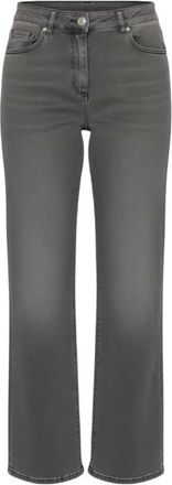 Liu Jo Flared Jeans - Dames - Loose Fit Jeans - Grijs - W26 - Katoen - Jeans