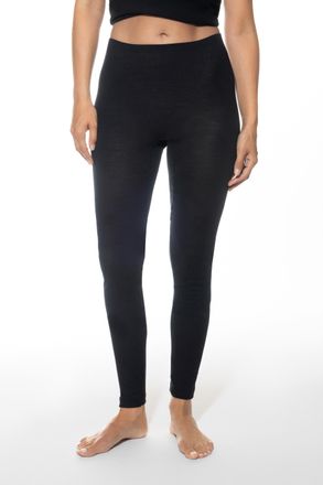 Mey Leggings MEY Wool Love, Damen, Gr. XXS/XS, N-Gr, schwarz, Strick, Obermaterial: 70% Schurwolle, 30% Seide, lang, Hosen Leggings, Merinowoll-Anteil, le