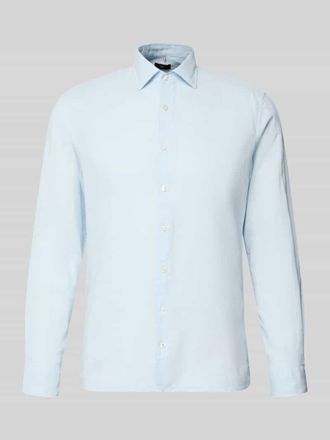 Cinque Slim Fit Freizeithemd aus Leinen-Mix Modell Steven in Hellblau, Gr&ouml;&szlig;e XXL