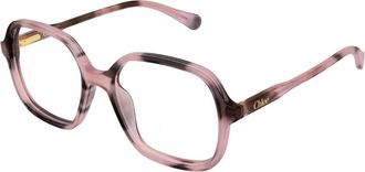 Chlo&eacute; Havana Eyeglasses - unisex - Brillen - Roze - 49 MM - Accessoires
