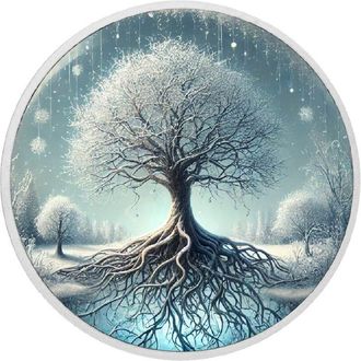 OEM Moneda De Plata De 1 Oz Con &Aacute;rbol Esmerilado
