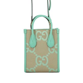 Gucci Pre-owned Gucci Mini Jumbo GG Canvas Interlocking G Satchel Ladies VWE75632XFOUWNTH