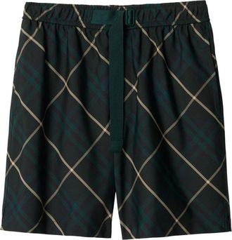 Burberry Vintage Check bermuda shorts - men - Polyester/Polyamide - S - Green